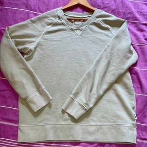 Organic cotton crew neck sweatshirt